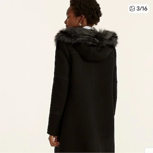 J. Crew chateau parka in Italian stadium cloth wool - Picture 9 of 14